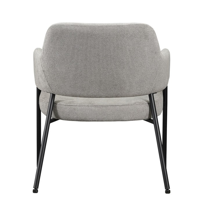 Кресло Wendy, 640×685×740 мм, фактурный шенилл, цвет серый - фото 1891887491