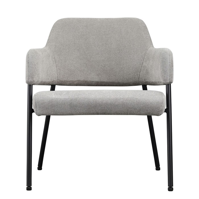 Кресло Wendy, 640×685×740 мм, фактурный шенилл, цвет серый - фото 1891887488