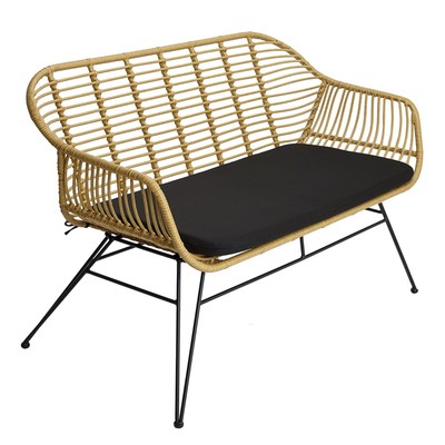 Кушетка Vetle Bent, 1250×680×820 мм, цвет ротанг