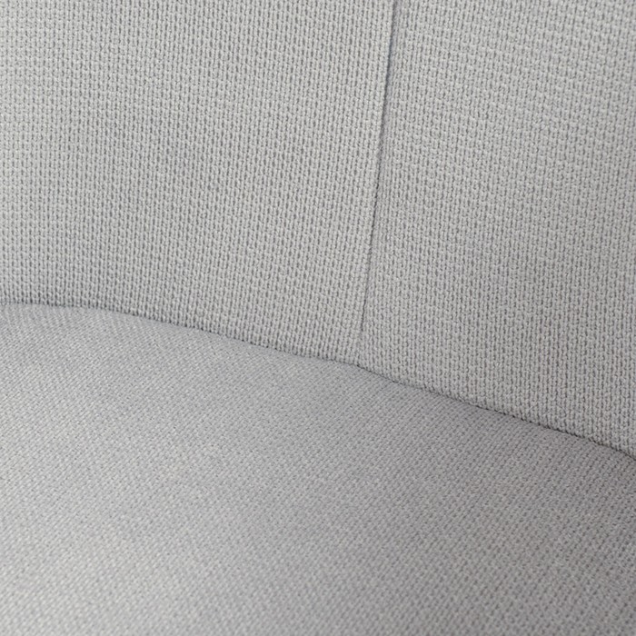 Лаунж-кресло Aline, 760×610×750 мм, шенилл, цвет светло-серый - фото 1928491596