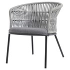 Лаунж-кресло Haugen, 660×640×720 мм, цвет тёмно-серый / светло-серый - фото 297599382