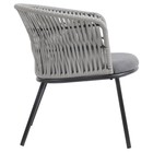Лаунж-кресло Haugen, 660×640×720 мм, цвет тёмно-серый / светло-серый - Фото 13