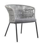 Лаунж-кресло Haugen, 660×640×720 мм, цвет тёмно-серый / светло-серый - Фото 17