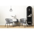 Лаунж-кресло Haugen, 660×640×720 мм, цвет тёмно-серый / светло-серый - Фото 5