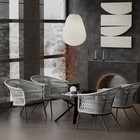 Лаунж-кресло Haugen, 660×640×720 мм, цвет тёмно-серый / светло-серый - Фото 8