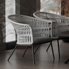 Лаунж-кресло Haugen, 660×640×720 мм, цвет тёмно-серый / светло-серый - Фото 10