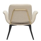 Лаунж-кресло Hilde, 600×800×730 мм, букле, цвет серо-бежевый - Фото 15
