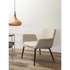 Лаунж-кресло Hilde, 600×800×730 мм, букле, цвет серо-бежевый - Фото 3
