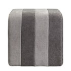 Пуф Idar, 460×460×460 мм, шенилл, цвет серый - Фото 11