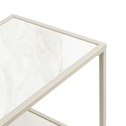 Стол консольный Mayen, 1200×350×760 мм, цвет белый / бежевый - Фото 3