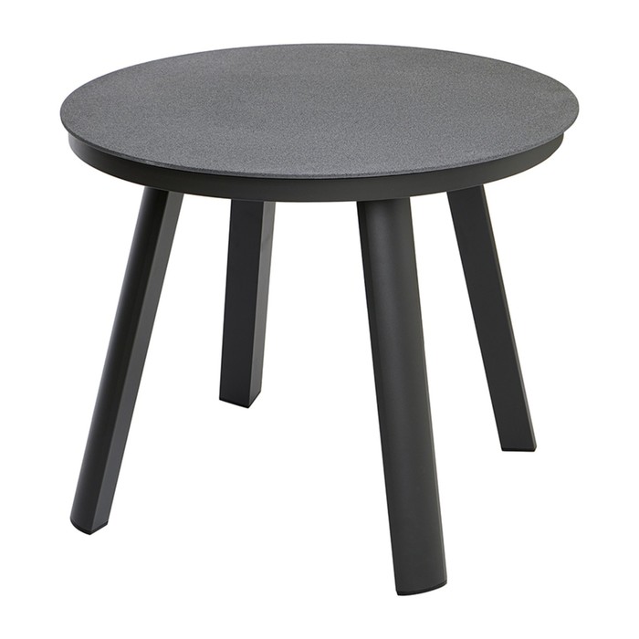 Стол обеденный Leif, 900×900×750 мм, цвет тёмно-серый - фото 1909503013