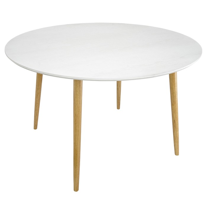 Стол обеденный Matyo, 1200×1200×760 мм, цвет белый - фото 1891887773