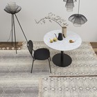 Стол обеденный Trond, 1000×1000×760 мм, цвет белый мрамор / чёрный - Фото 7