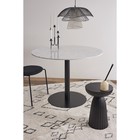 Стол обеденный Trond, 1000×1000×760 мм, цвет белый мрамор / чёрный - Фото 6