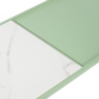 Столик журнальный Mayen, 1100×500×370 мм, цвет белый / зелёный - Фото 5