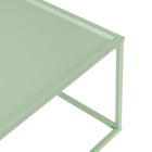 Столик журнальный Mayen, 1100×500×370 мм, цвет белый / зелёный - Фото 6