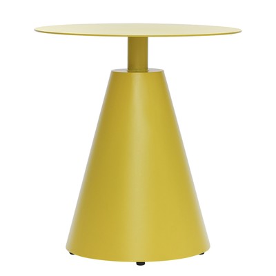 Столик кофейный Marius, 500×500×550 мм, цвет жёлтый