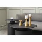 Столик кофейный Otes, 450×450×500 мм, цвет чёрный - Фото 2