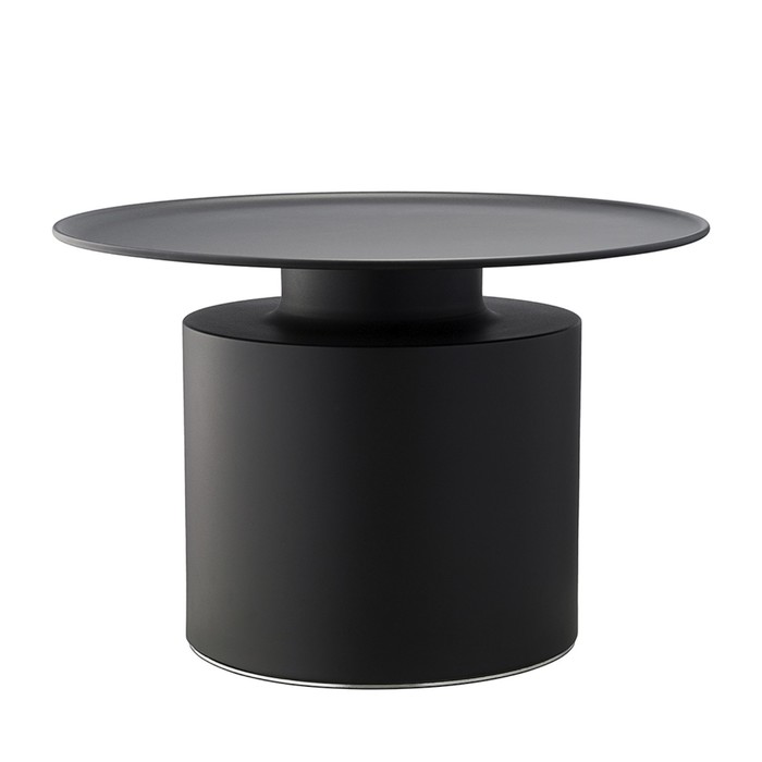Столик кофейный Otes, 650×650×430 мм, цвет чёрный - Фото 1