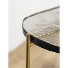 Столик кофейный Sigryd, 640×460×550 мм, цвет прозрачный / золотой - Фото 3