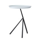 Столик приставной Sustainable, 377×377×500 мм, цвет серый / чёрный - Фото 2