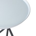 Столик приставной Sustainable, 377×377×500 мм, цвет серый / чёрный - Фото 4