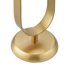 Столик приставной Svein, 255×255×630 мм, цвет мрамор / золотой - Фото 4