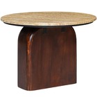 Столик приставной Torhill, 600×600×420 мм, цвет бежевый / орех - Фото 5
