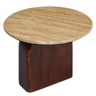 Столик приставной Torhill, 600×600×420 мм, цвет бежевый / орех - Фото 6