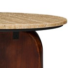 Столик приставной Torhill, 600×600×420 мм, цвет бежевый / орех - Фото 9