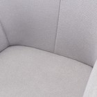 Стул Aline, 550×700×830 мм, шенилл, цвет светло-серый - Фото 7