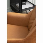 Стул Allar, 580×520×850 мм, экокожа, рогожка, цвет коричневый - Фото 4