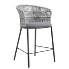 Стул полубарный Haugen, 530×580×920 мм, цвет тёмно-серый / светло-серый - Фото 15