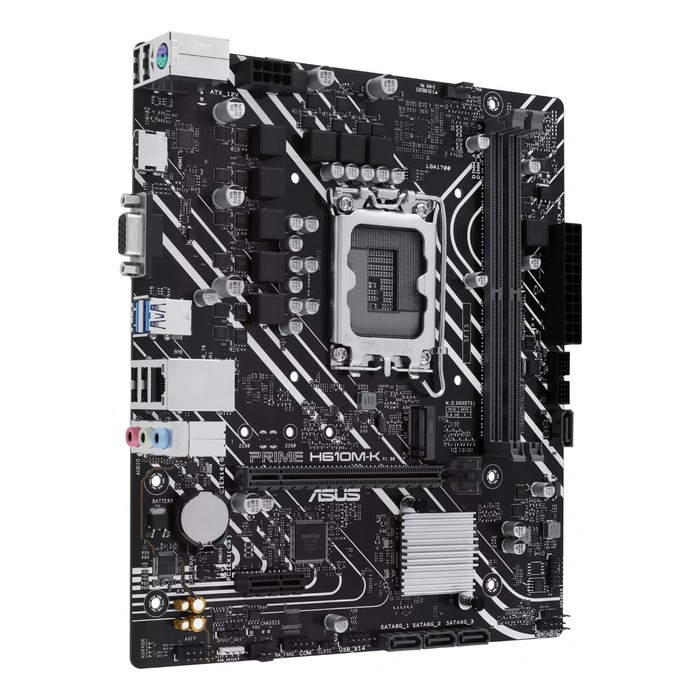 Материнская плата Asus PRIME H610M-K Soc-1700 Intel H610 2xDDR5 mATX AC`97 8ch(7.1) GbLAN+V   103396 - фото 51530421