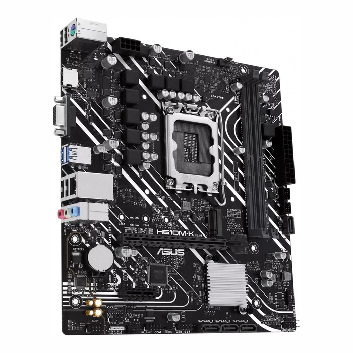 Материнская плата Asus PRIME H610M-K Soc-1700 Intel H610 2xDDR5 mATX AC`97 8ch(7.1) GbLAN+V   103396 - фото 51530422