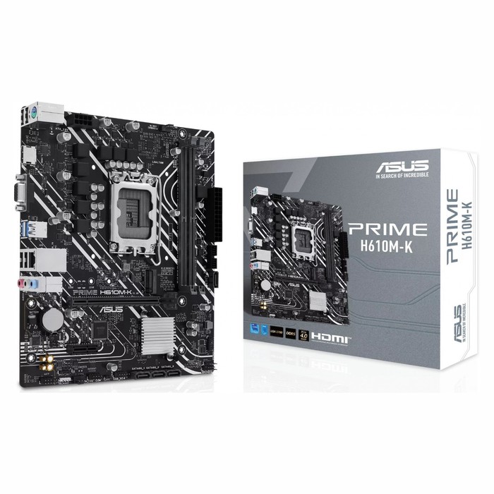 Материнская плата Asus PRIME H610M-K Soc-1700 Intel H610 2xDDR5 mATX AC`97 8ch(7.1) GbLAN+V   103396 - фото 51530425