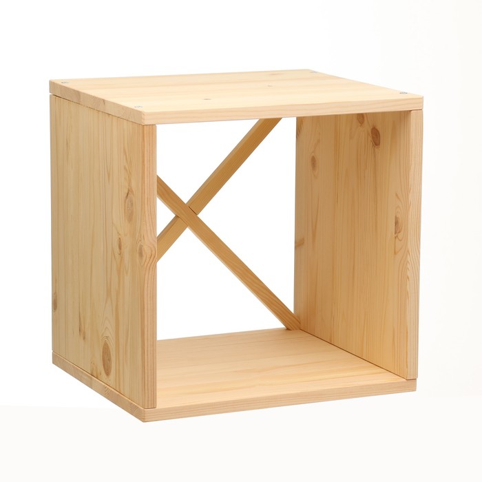 Куб APELVIK малый, 390х390х 330, массив сосны - Фото 1