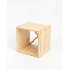 Куб APELVIK малый, 390х390х 330, массив сосны - фото 23718798