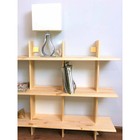 Полка навесная РИФФ, 90х22х90, массив сосны - фото 23724726