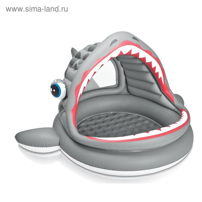 Бассейн надувной "Акула", 201х198х109 см, от 2 лет 57120NP INTEX - Фото 1