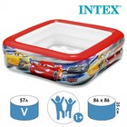 Бассейн надувной «Тачки», 86 х 86 х 25 см, от 1-3 лет, 57101NP INTEX - Фото 1