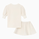 Комплект для девочки (свитшот и юбка) MINAKU, цвет молочный, рост 98 см - Фото 9