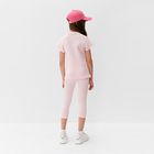 Комплект для девочки (майка и велосипедки) MINAKU, цвет розовый, рост 122 см - Фото 5