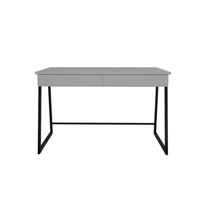 Стол письменный лофт DQ MADRID М-3,  1200*600*775, Черный/Серый графит ЛДСП - Фото 1
