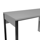 Стол письменный лофт DQ MADRID М-6,  1200*600*775, Черный муар/Серый графит ЛДСП - Фото 3