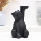 Фигура "Мишка" черный, 17см - фото 12038137