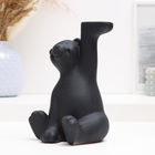 Фигура "Мишка" черный, 17см - фото 23677300
