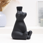 Фигура "Мишка" черный, 17см - фото 23677302