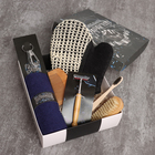 Набор подарочный «Этель. Стальной характер», полотенце, щётка, расчёска - Фото 1