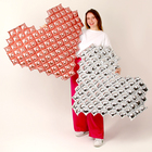 Воздушные шары фольгированные, набор «Сердца. Пиксель», 4 шт. - Фото 4